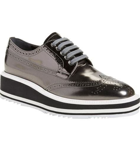 prada winged oxford womens|prada oxford shoes.